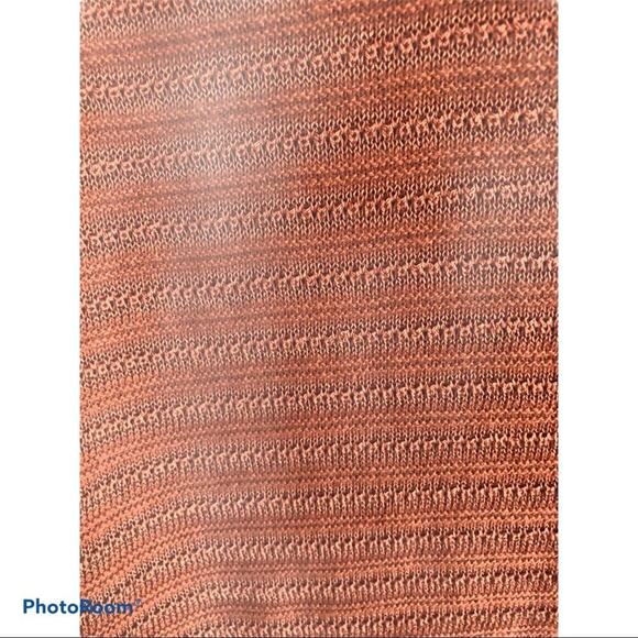 Loft rust color light knit sweater - Picture 3 of 4